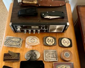 Belt buckles and CB Radio