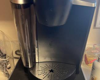 Keurig with coffee holder