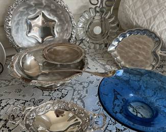 silver plate serving pieces