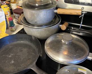 pots/pans, USA cast iron skillet