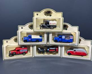 Vintage Chevron Die Cast Cars
