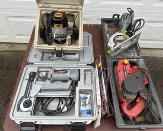 Sander, Saws & Router