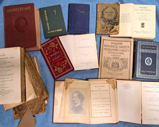 ANTIQUE BOOK LOT