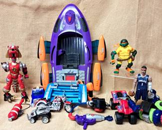 TMNT & OTHER ACTION FIGURE TOYS