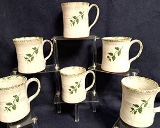 POTTERY MUGS LOT