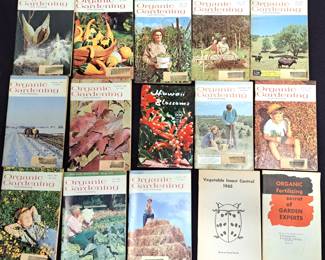 ORGANIC GARDENING BOOKS LOT