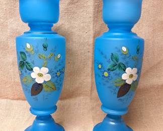 HAND PAINTED VASES