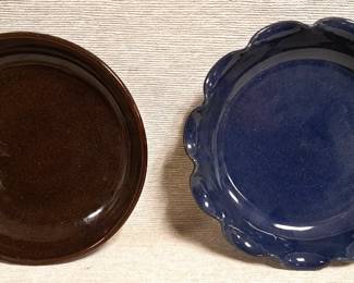 2JUGTOWN PIE PLATES POTTERY