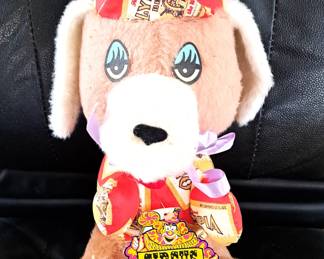 RARE OLYMPIA BEER FAIR ADVERTISING STUFFED DOG