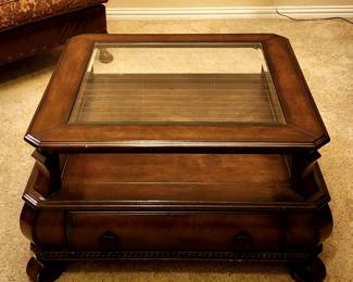 Glass Top Coffee Table 