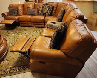 Top Grain Leather Sectional 
