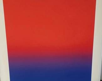 "Red to Blue" Orig. Litho
