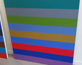 "Nine Lines"  Orig. Painting by Moshe