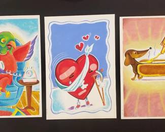 More Original Illuastrations for Moshe's Greeting Cards Line