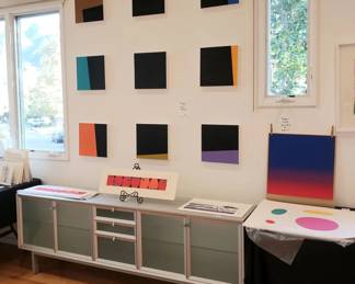 "Cubes" Orig. Assemblage by Moshe ( we have five of these, all in different colors!)