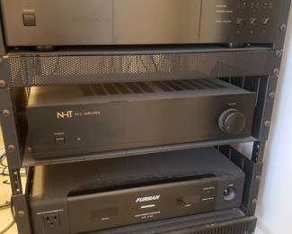 Stereo Components by Rotel, Furman & NHT
