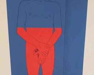 Moshe Self Portrait - orig. litho