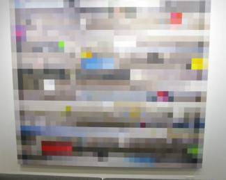 "In Focus" 6' x 6' Canvas by Moshe