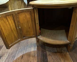 Marble top table - open 