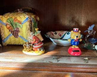 Items in China cabinet