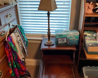 Bedroom - leather night stand 