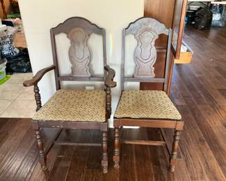 Matching chairs to dining room table (+ 1more)