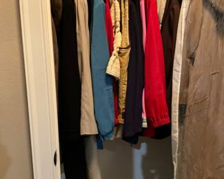 Coat closet in hallway