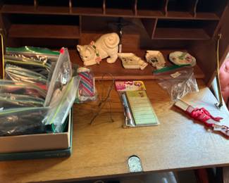 Bedroom - desk items 