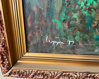 Signature of painter on previous picture in Office