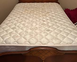 Full size bed, headboard & footboard with mattress set