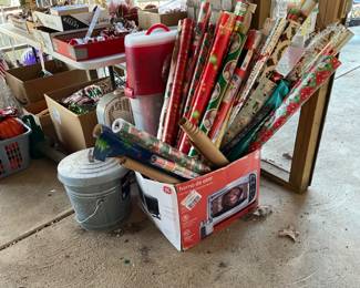 Christmas wrapping paper & more