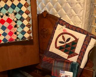 2nd bedroom - headboard & additional chair