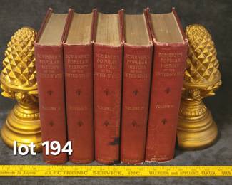 Antique books, book ends