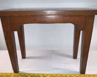 Wood bench
