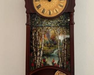 Thomas Kinkade clock