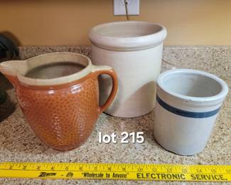 Salt glazed pottery 