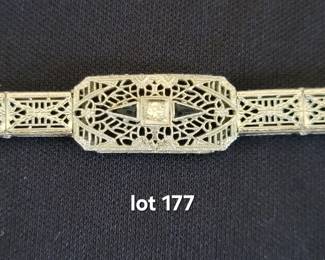 White gold bracelet 