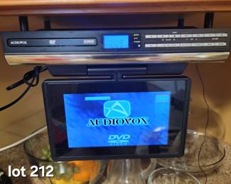 Under counter radio, TV, DVD player