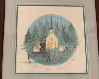 Signed P. Buckley Moss art prints