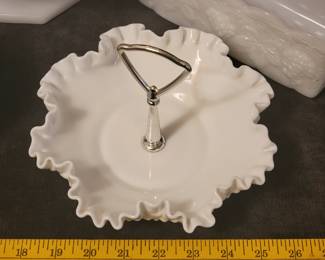 Vintage milk glass 
