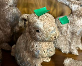 early mccarty pottery rabbit