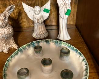 mccarty pottery candle holder