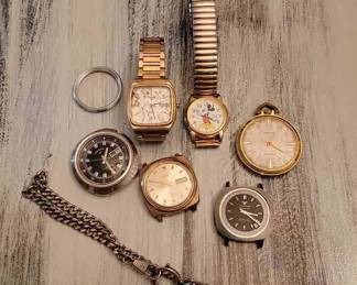 Mens Vintage Watches And Watch Parts
