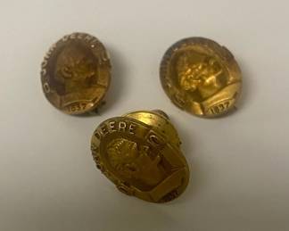 Vintage John Deere Tractors Sold 10k Gold Lapel Pin And Tie Pin