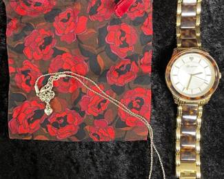 Brighton Watch And Necklace