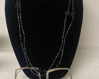 Necklace, Bracelets 3 And Earrings 3 Pair