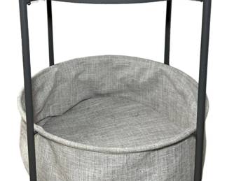 Round Storage Side Table