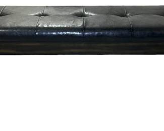 Faux Leather Bench