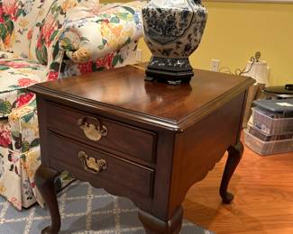 Pair Henkel Harris Queen Anne End Table