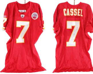 Matt Cassel autographed game-used jersey